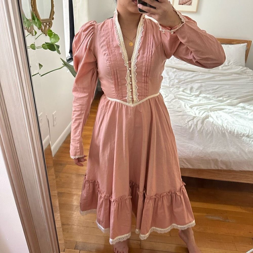 VTG Gunne Sax midi dress
